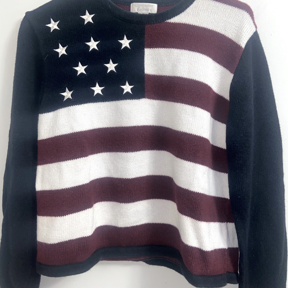 Fourth of July Sweater...Cropped